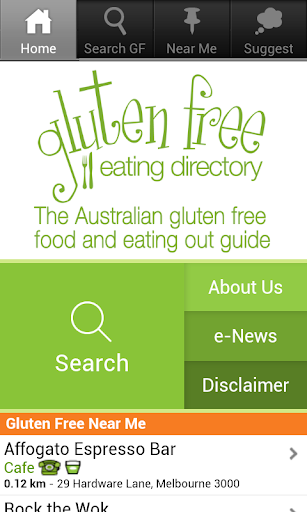 Gluten Free Eating Directory