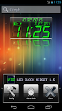 LED clock widget