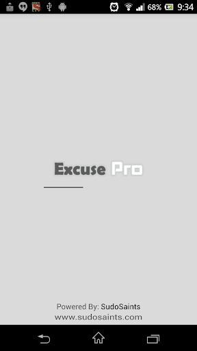 Excuse Pro - List of Excuses