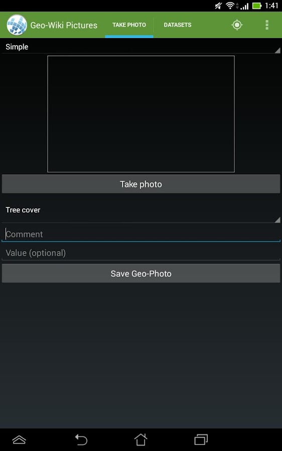   Geo-Wiki Pictures – snímka obrazovky 