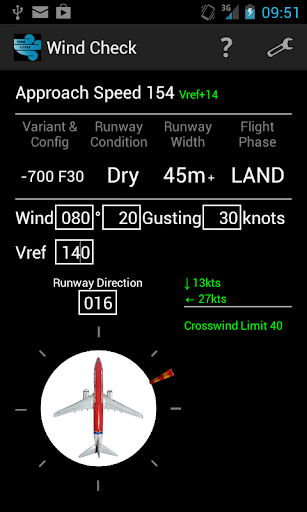 Wind Check Boeing 737