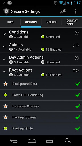 Secure Settings