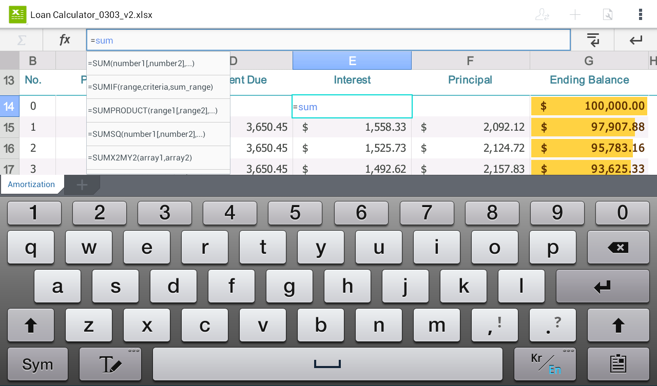 Polaris Office + PDF - screenshot