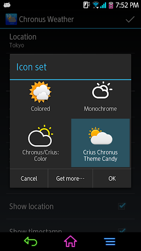 【免費個人化App】Chronus: Candy Weather Icons-APP點子