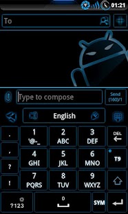 How to get GOKeyboard Theme Glow Blue lastet apk for android