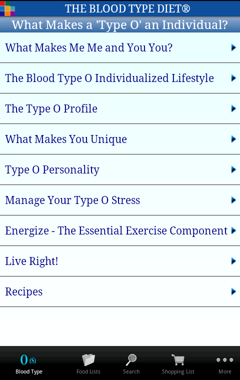 o positive blood type diet quinoa