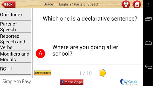 【免費書籍App】Grade 11 English by WAGmob-APP點子