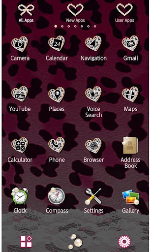 Cute Theme Pink Leopard Pearl 2.0.0 Windows u7528 2