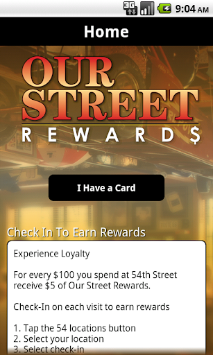 54th Street Grill Rewards