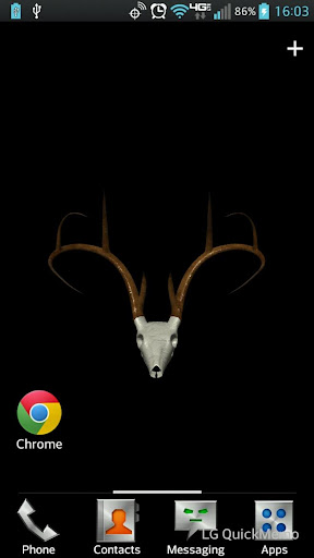 Buck Skull Live Wallpaper