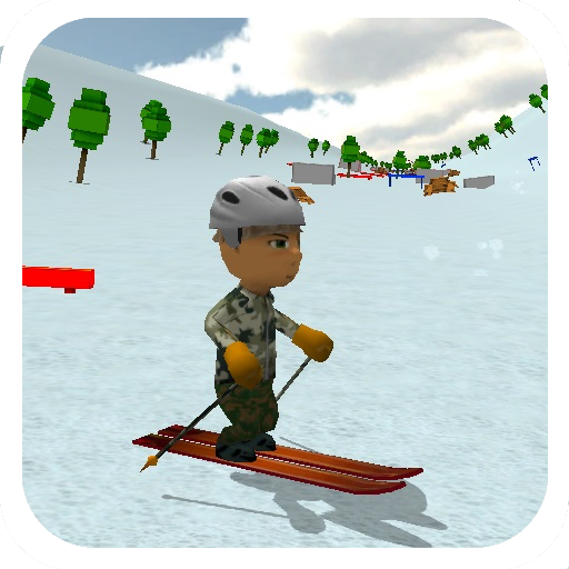 Ski Sim: Cartoon LOGO-APP點子