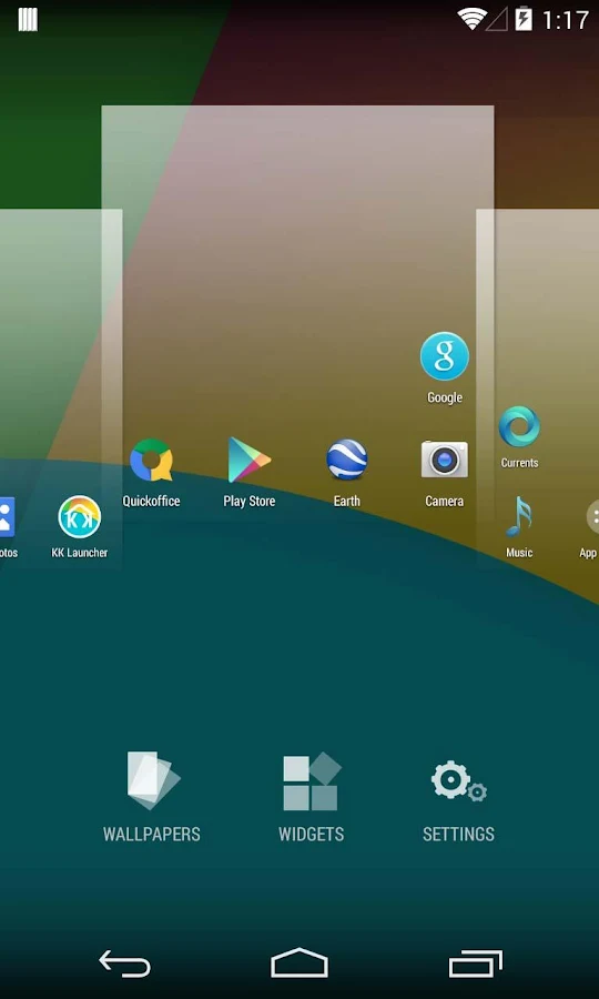 KK Launcher (Lançador KitKat) - Screenshot