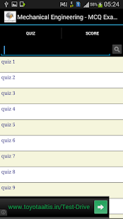 Mechanical Engineering MCQ Screenshots 0