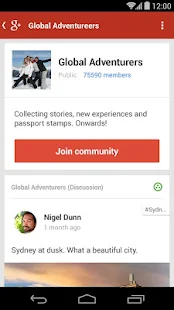 Google+ - screenshot thumbnail