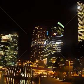 SINGAPORE WATERFRONT by Justani Joni - City,  Street & Park Skylines