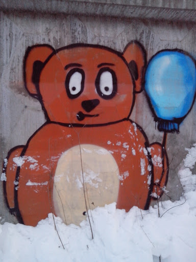 Graffiti Snow Bear