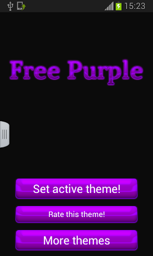 Keyboard Free Purple Theme