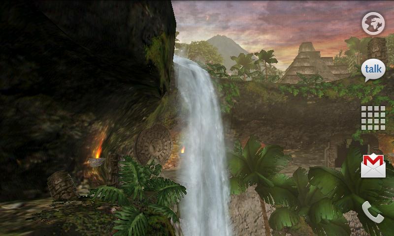 Jungle Waterfall LiveWallpaper Screen 3