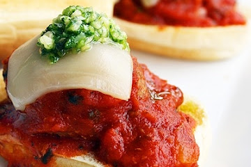 Mini Meatball Subs with Provolone