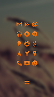 Orange Go Apex Nova Icon Theme