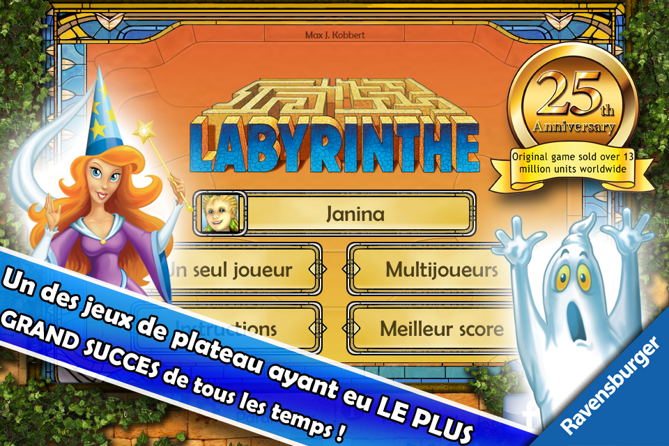 Android application THE aMAZEing Labyrinth screenshort