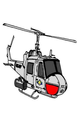 Gunship Helicopter Paint