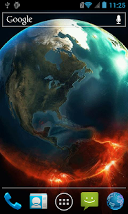 Free Download Planet on fire LWP APK for Android