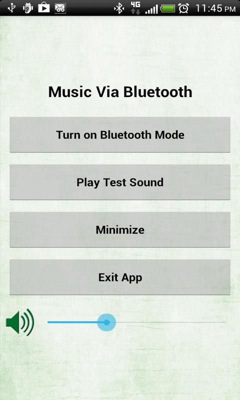 Music Via Bluetooth Pro Screen 3