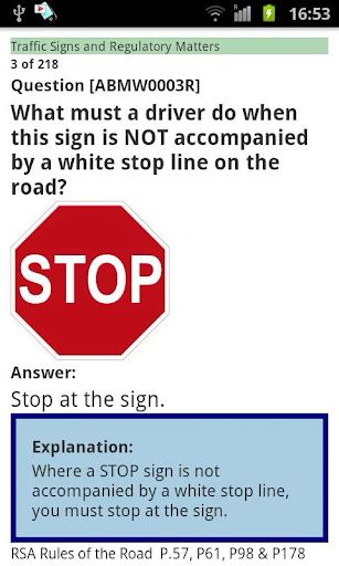 Driver Theory Test IRELAND