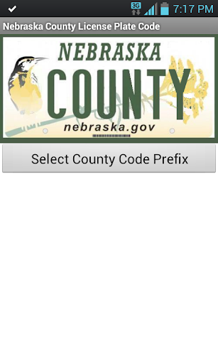 Nebraska County Code Tool