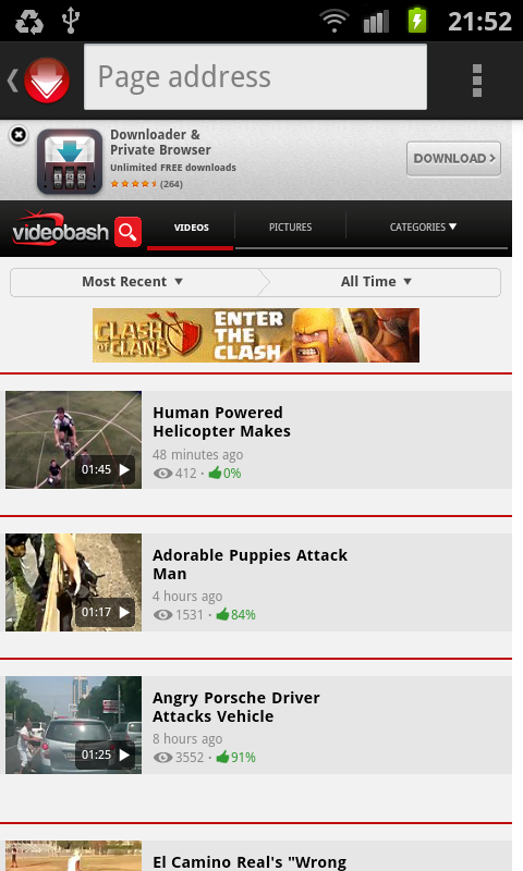   Fastest Video Downloader – Capture d'écran 