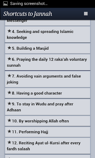 Shortcuts to Jannah