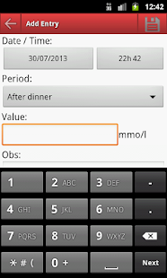 DMcontrol Premium - Diabetes Screen 2