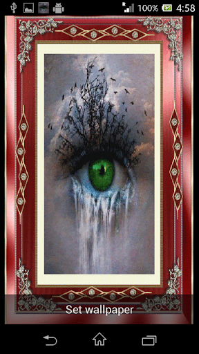 Crying Eye 3D Live Wallpaper