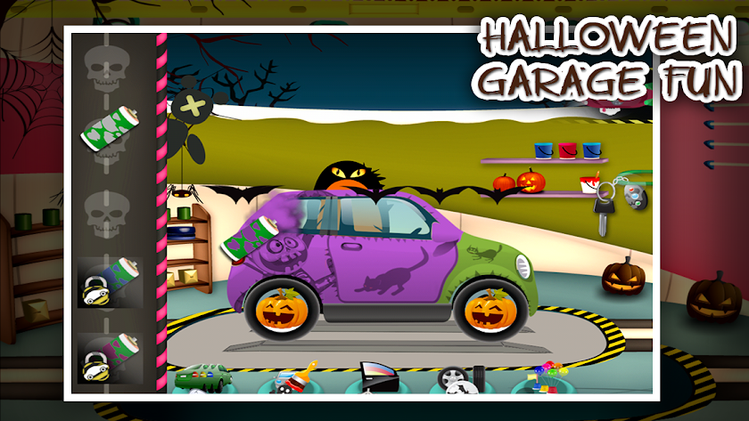 Halloween Car Garage Fun Screen 3