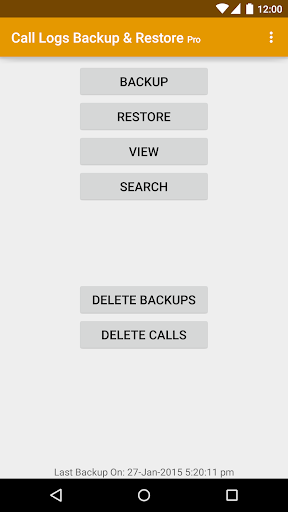 Call Logs Backup Restore Pro