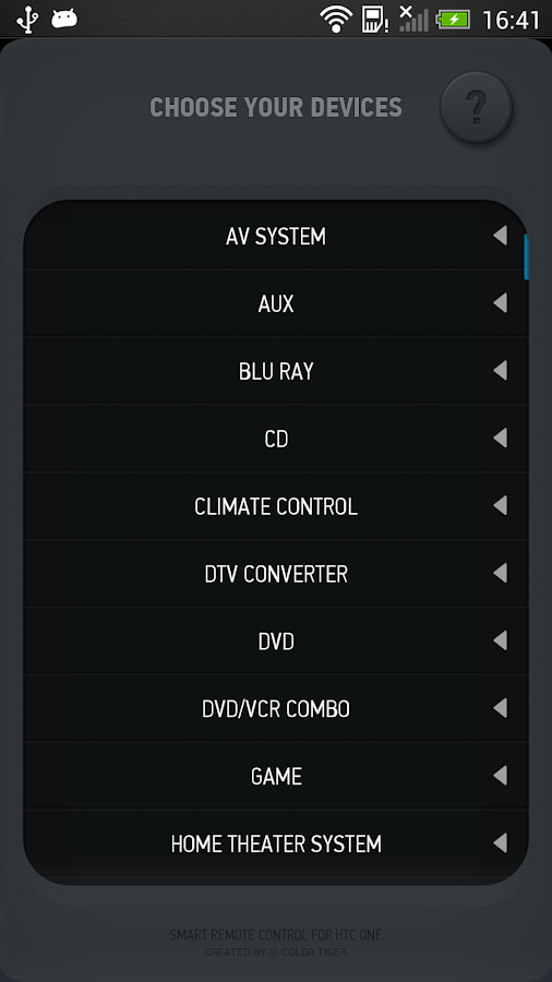 Smart IR Remote for HTC One - screenshot