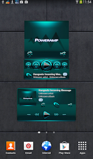How to get Poweramp widget BLACK Turquois 2.05-build-205 unlimited apk for android