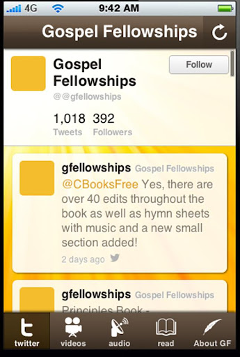 免費下載書籍APP|Gospel Fellowships app開箱文|APP開箱王