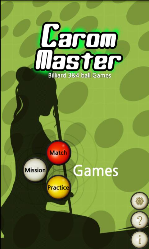 Android application Carom Master (Billiard) screenshort