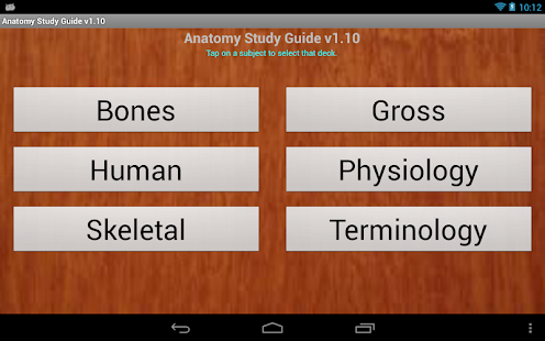 Anatomy Study Guide - Apps on Google Play