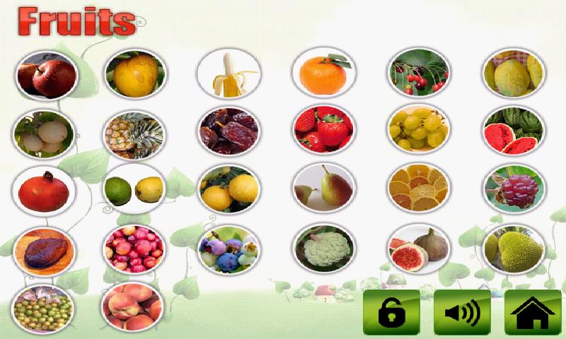 Fruit veg shape color for kids - Android Apps on Google Play