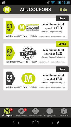 Morrisons Deepdale Coupon App