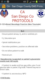 CA-San Diego Co EMS Protocols poster 3