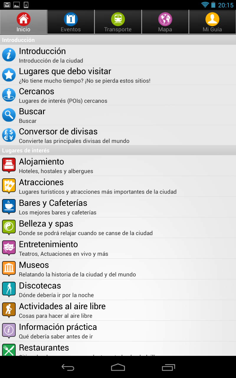 Android application Paris Travel Guide Offline screenshort