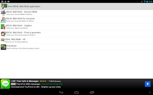 IDEAL Web Math Trig/Calculus Screenshots 4