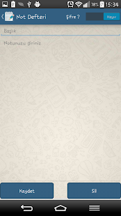 Not Defteri Şifreli Screenshots 1
