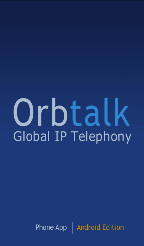 Android application Orbtalk Softphone App screenshort