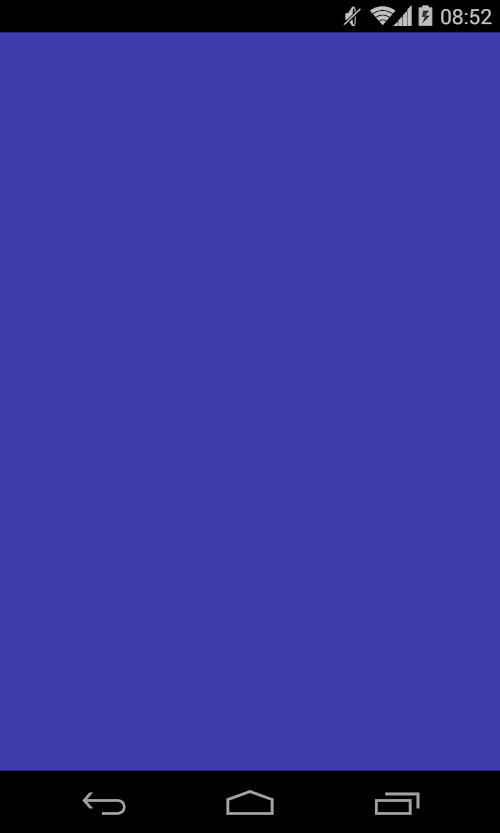 Android application Random Color screenshort