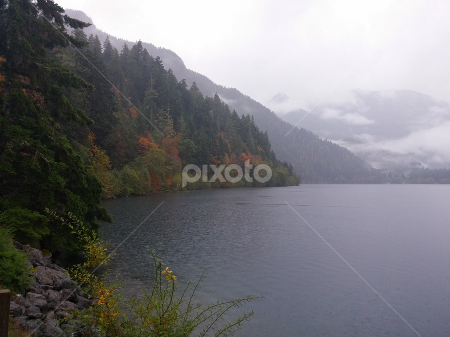 Mystic Mists of Fall by Rebecca Horst - Landscapes Mountains & Hills